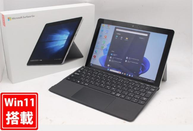 中古美品 タッチ 10.1型 Microsoft Surface GO Model.1825 Windows11 Pentium 4415Y 8GB NVMe 128GB-SSD カメラ LTE 無線 Office付 中古パソコン 管:1827m