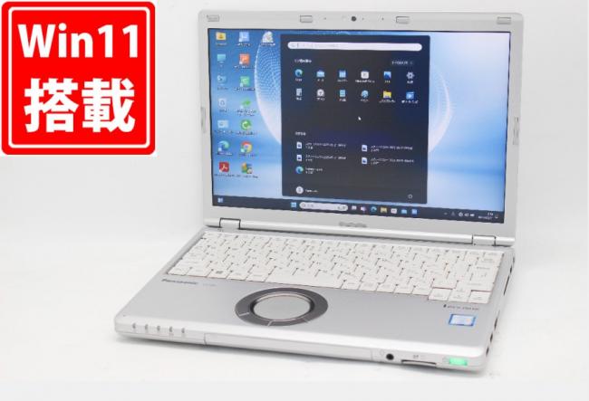良品 フルHD 12型 Panasonic Let's note CF-SZ6Z16VS Windows11 七世代 i7-7600U 16GB 512GB-SSD カメラ LTE 無線 Office付 中古パソコン 管:1044m