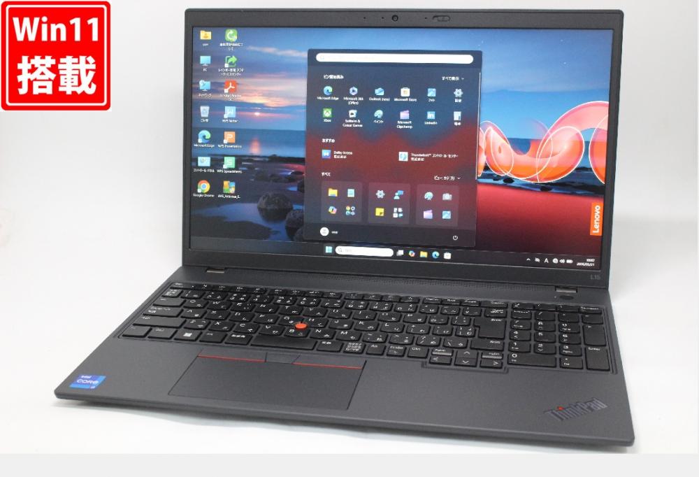 良品 フルHD 15.6型 Lenovo ThinkPad L15 Gen3 Windows11 10コア 第12世代 i7-1255U 16GB NVMe 512GB-SSD カメラ 無線Wi-Fi6 Office付き 中古パソコン 管:1014w