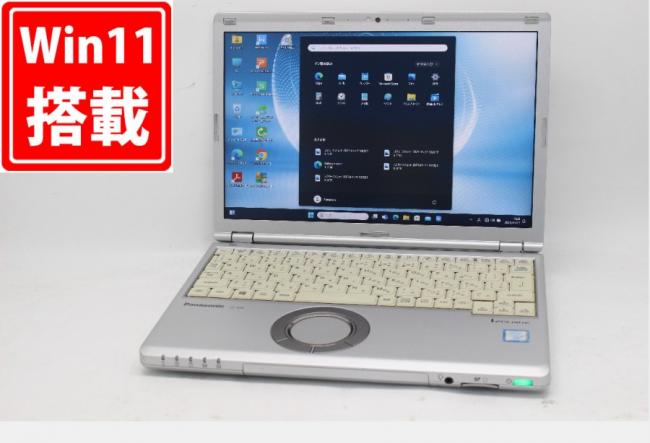 中古 フルHD 12型 Panasonic Let's note CF-SZ6Z16VS Windows11 七世代 i7-7600U 16GB 512GB-SSD カメラ LTE 無線 Office付 中古パソコン 管:1125m