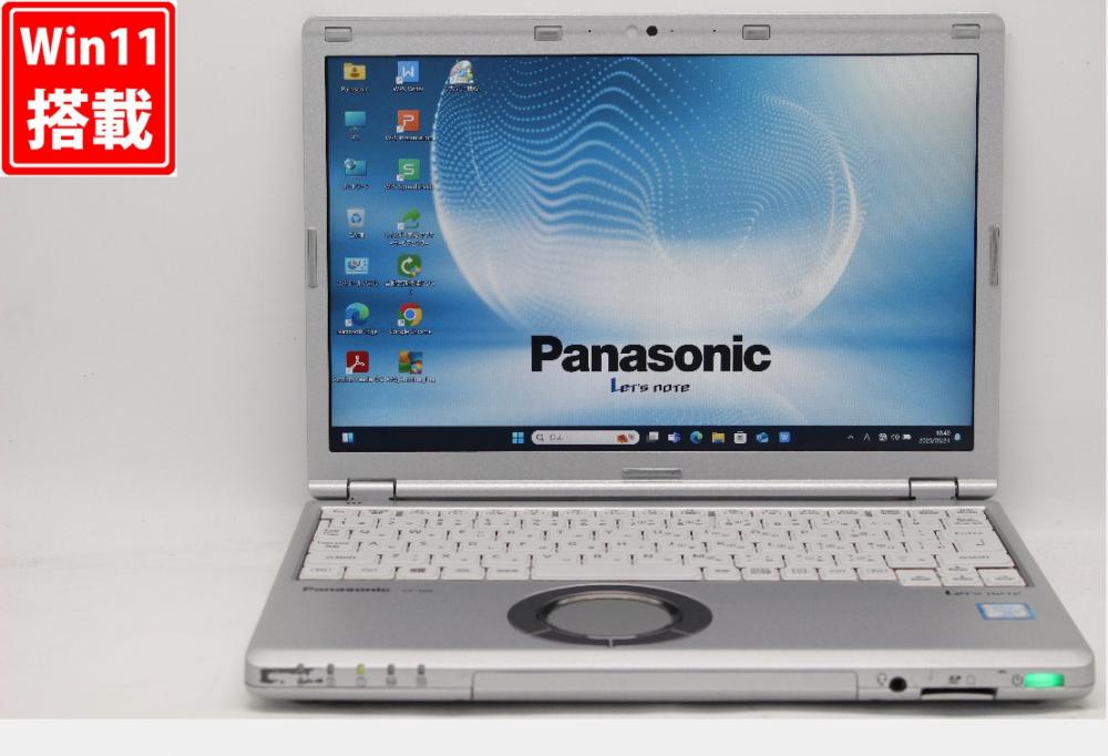 中古良品 フルHD 12.1型 Panasonic Let's note CF-SZ6 Windows11 七世代 i7-7600u 16GB 512GB-SSD カメラ LTE 無線 Office付 中古パソコン 管:1042r
