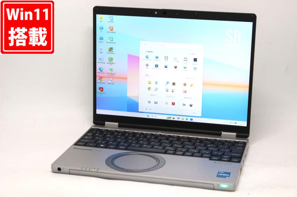 充放電回数38回 中古良品 フルHD 12.4型 Panasonic Let’s note CF-SR4RDAAS Windows11 10コア 第13世代 i5-1345u 16GB NVMe 256GB-SSD カメラ LTE 無線Wi-Fi6 Office付き 中古パソコン 管:1117h