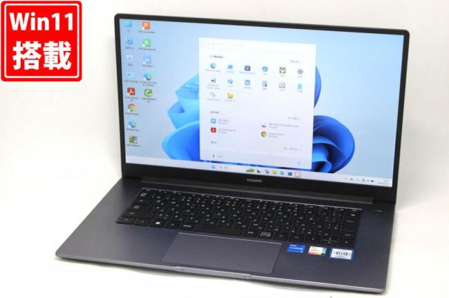 良品 フルHD 15.6型 HUAWEI ファーウェイ MATEBOOK D 15 BOD-WDH9 Windows11 第11世代 i5-1135G7 8GB NVMe 512GB-SSD カメラ 無線Wi-Fi6 Office付き 中古パソコン 管:5421h