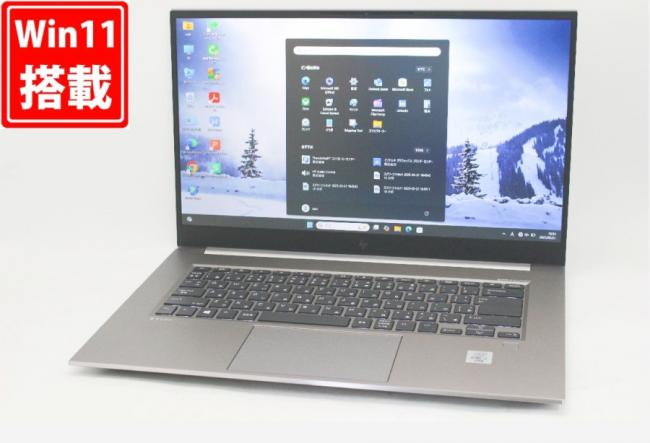 ゲーミングPC  中古 フルHD 15.6型 HP ZBook Studio G7 Windows11 第10世代 i7-10850H 32GB NVMe 1TB-SSD NVIDIA Quadro RTX 3000 with Max-Q Design カメラ 無線Wi-Fi6 Office付 中古