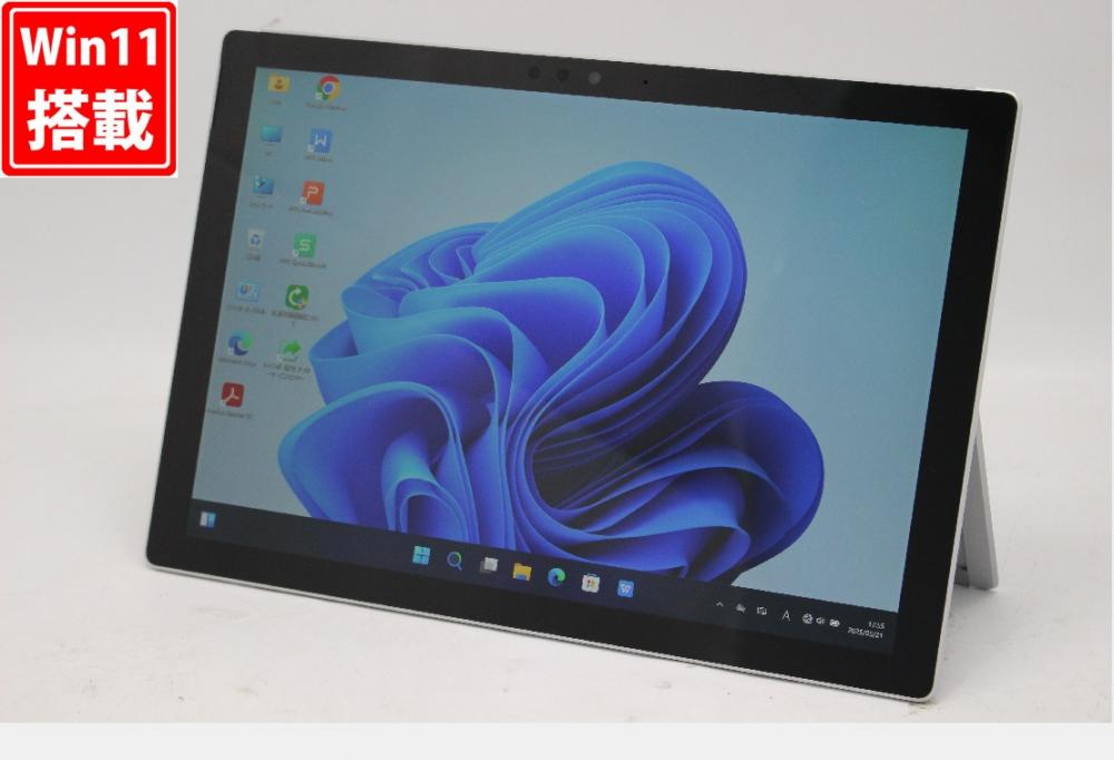 中古良品 2K対応 12.3型 タブレット Microsoft Surface Pro6 Windows11 八世代 i5-8350u 8GB NVMe 128GB-SSD カメラ 無線 Office付 中古パソコン 管:1811r