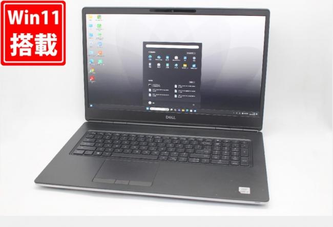 ゲーミングPC  中古良品 フルHD 17.3型 DELL Precision 7750 Windows11 第10世代 i7-10850H 32GB NVMe 512GB-SSD Quadro RTX 3000 カメラ 無線Wi-Fi6 Office付 中古パソコン 管:1255m