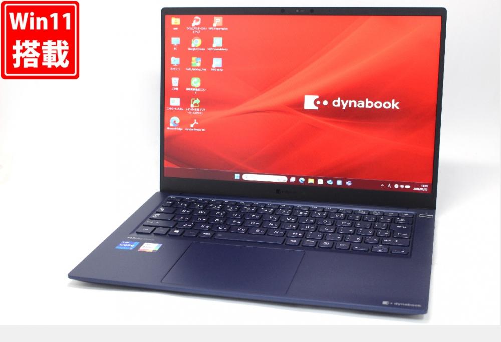 良品 フルHD対応WUXGA 14型 TOSHIBA Dynabook RJ74KU Windows11 12コア 第12世代 i7-1260p 16GB NVMe 512GB-SSD カメラ 無線Wi-Fi6 Office付き 中古パソコン 管:1411w