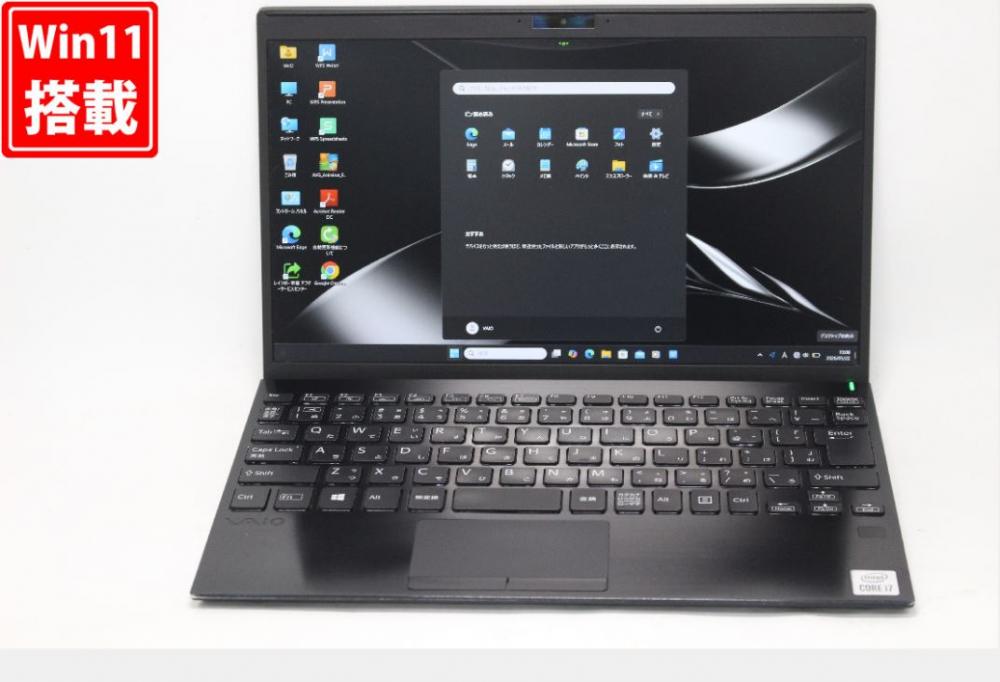 中古 フルHD 12.5型 SONY VAIO Pro PJ VJPJ13C12N Windows11 第10世代 i7-1065G7 16GB NVMe 512GB-SSD カメラ LTE 無線Wi-Fi6 Office付き 中古パソコン 管:1511v