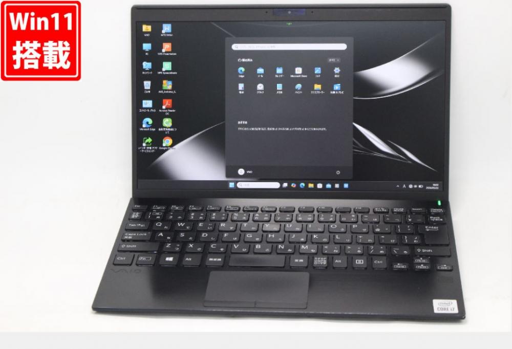 中古 フルHD 12.5型 SONY VAIO Pro PJ VJPJ13C12N Windows11 第10世代 i7-1065G7 16GB NVMe 512GB-SSD カメラ LTE 無線Wi-Fi6 Office付き 中古パソコン 管:1609v