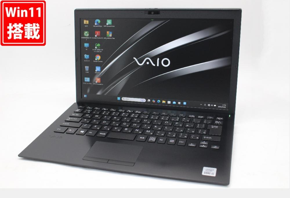 良品 フルHD 13.3型 SONY VAIO VJPG13C11N Windows11 第10世代 i5-1035G1 16GB NVMe 256GB-SSD カメラ 無線Wi-Fi6 Office付 中古パソコン 管:1851w