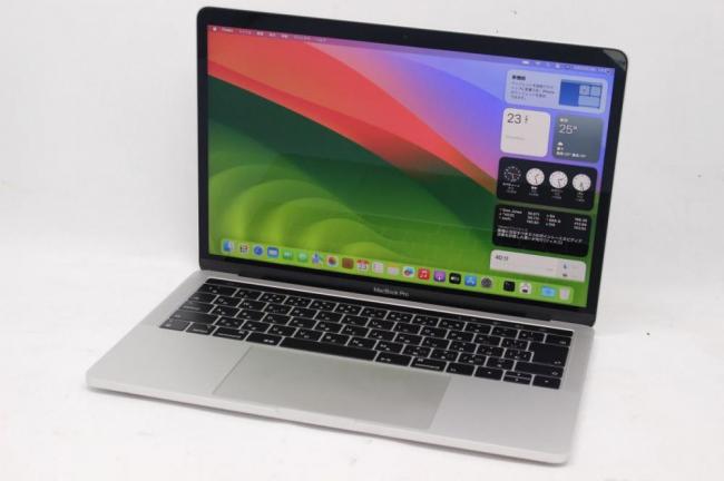 中古良品 2K対応 13.3型 Apple MacBook Pro A2159 (TouchBar-2019) macOS 14 sonoma(正規Win11追加可) 八世代 i5-8257u 8GB NVMe 128GB-SSD カメラ 無線 中古パソコン 管:1330h