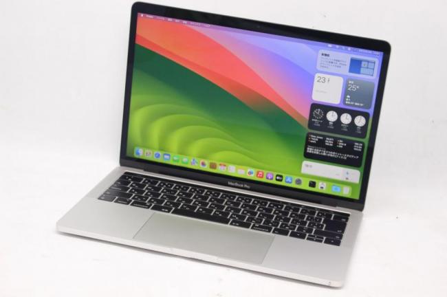 充放電回数54回  良品 2K対応 13.3型 Apple MacBook Pro A2159 (TouchBar-2019) macOS 14 sonoma(正規Win11追加可) 八世代 i5-8257u 8GB NVMe 128GB-SSD カメラ 無線 中古パソコン 管:1406h