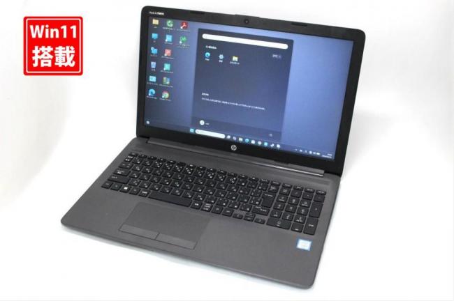 中古 15.6型 HP Notebook 250G7 Windows11 第8世代 i5-8265U 8GB NVMe 256GB-SSD カメラ 無線 Office付き 中古パソコン 税無 管:1035s