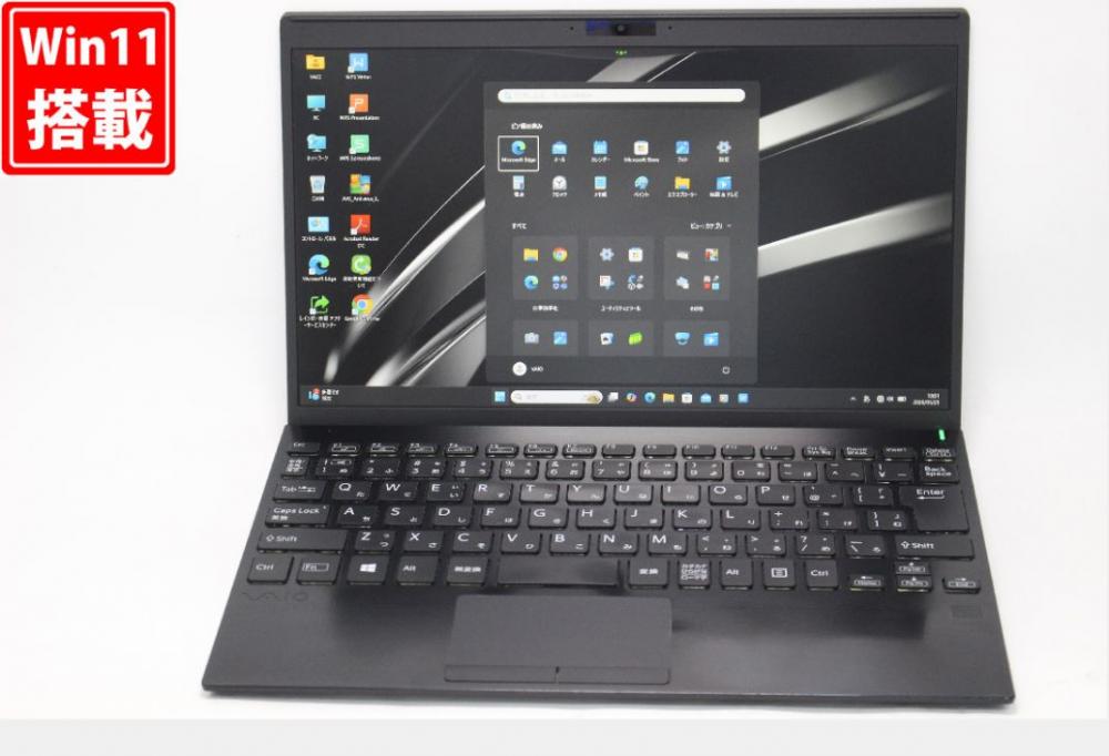 訳有 フルHD 12.5型 SONY VAIO Pro PJ VJPJ13C12N Windows11 第10世代 i7-1065G7 16GB NVMe 512GB-SSD カメラ LTE 無線Wi-Fi6 Office付き 中古パソコン 管:1354v