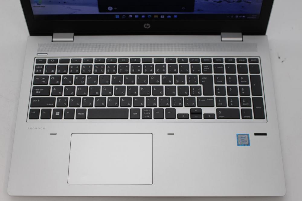  美品 フルHD 15.6型 HP ProBook 650G4 Windows11 八世代 i5-8250U 8GB 128GB-SSD + 500GB-HDD カメラ 無線 Office付 中古パソコン 税無