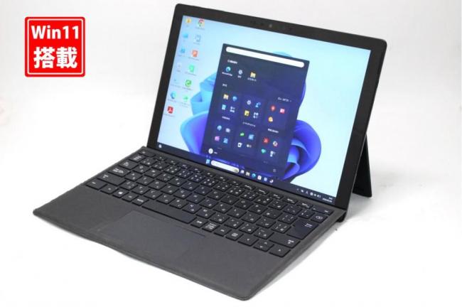 中古美品 2K液晶 タッチ 12.3型 Microsoft Surface Pro7+ Windows11 第11世代 i7-1165G7 16GB NVMe 512GB-SSD カメラ 無線Wi-Fi6 Office付き 中古パソコン 管:0925s