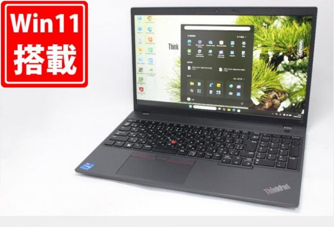 充放電回数64回 中古美品 フルHD 15.6型 Lenovo ThinkPad L15 Gen 3 Windows11 10コア 第12世代 i7-1255U 16GB NVMe 512GB-SSD カメラ 無線Wi-Fi6 Office付き 中古パソコン 管:1344m