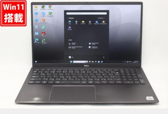 訳有 フルHD 15.6型 DELL Vostro 5501 Windows11 第10世代 i5-1035G1 8GB NVMe 256GB-SSD カメラ 無線 Office付 中古パソコン 管:1436v