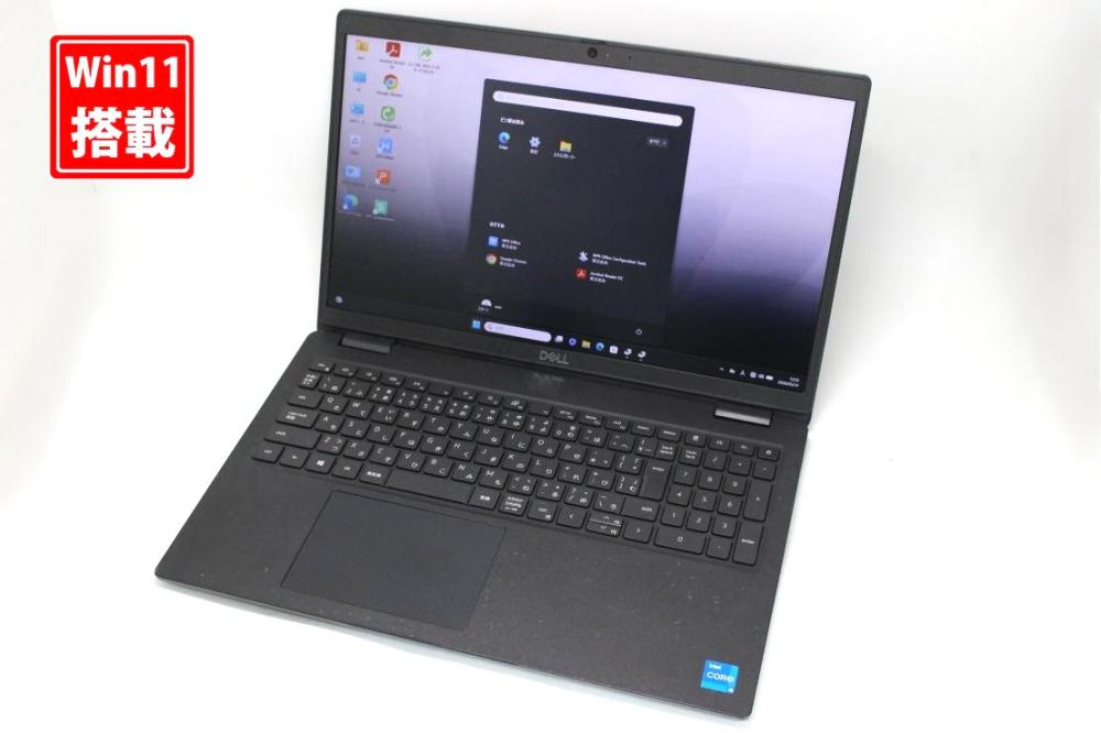 中古 フルHD 15.6型 DELL Latitude 3520 Windows11 第11世代 i5-1145G7 8GB NVMe 256GB-SSD カメラ 無線Wi-Fi6 Office付き 中古パソコン 管:1439s