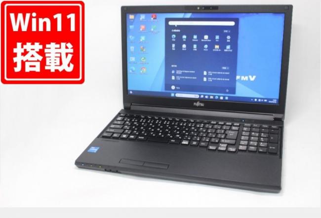 良品 15.6型 Fujitsu LIFEBOOK A5511G Windows11 第11世代 i5-1135G7 8GB NVMe 256GB-SSD カメラ 無線Wi-Fi6 Office付き 中古パソコン 管:1728m