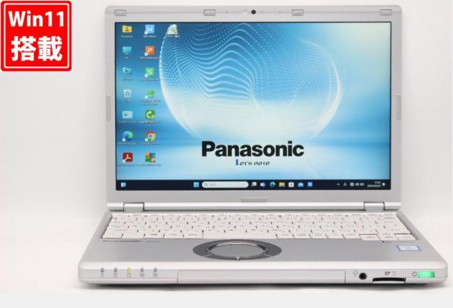 中古良品 フルHD対応WUXGA 12.1型 Panasonic Let's note sz6 Windows11 七世代 i5-7300u 8GB 256GB-SSD カメラ 無線 Office付 中古パソコン 管:1723r