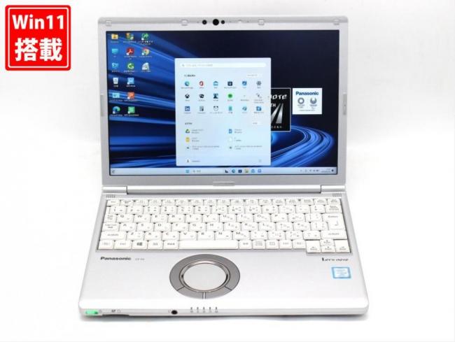 良品 フルHD対応WUXGA 12.1型 Panasonic Let's note CF-SV7RDCVS Windows11 八世代 i5-8350U 8GB 256GB-SSD カメラ 無線 Office付 中古パソコン 管:1743s