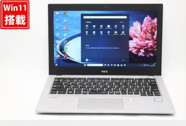 送料無料 即日発送 中古 12.5インチ NEC VersaPro VKT16B-4 Windows11 高性能 八世代Core i5-8250U 8GB 爆速NVMe式512GB-SSD 無線 Office付【ノートパソコン 中古パソコン 中古PC】