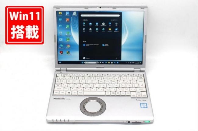 中古 フルHD 12.1型 Panasonic Let's note CF-SZ6Z Windows11 七世代 i7-7600u 16GB 512GB-SSD カメラ 無線 Office付 中古パソコン 管:0906s