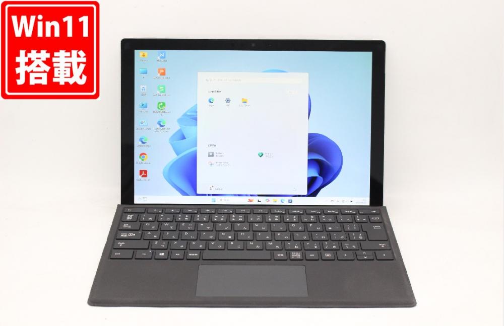 良品 2K対応 タッチ 12.3型 Microsoft Surface Pro 6 Windows11 八世代 i5-8350U 8GB NVMe 128GB-SSD カメラ 無線 Office付 中古パソコン 管:1007j