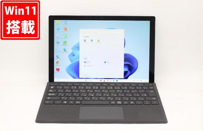 良品 2K対応 タッチ 12.3型 Microsoft Surface Pro 6 Windows11 八世代 i5-8350U 8GB NVMe 128GB-SSD カメラ 無線 Office付 中古パソコン 管:1007j