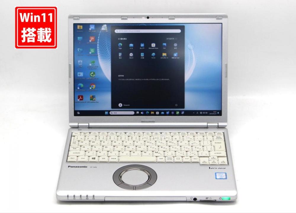 中古 フルHD 12.1型 Panasonic Let's note CF-SZ6Z Windows11 七世代 i7-7600u 16GB 512GB-SSD カメラ 無線 Office付 中古パソコン 管:1011s