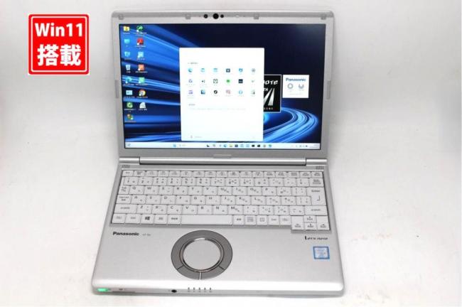 中古美品 フルHD対応WUXGA 12.1型 Panasonic Let's note CF-SV8RDCVS Windows11 第8世代 i5-8365U 8GB NVMe 256GB-SSD カメラ 無線 Office付き 中古パソコン 管:1039s