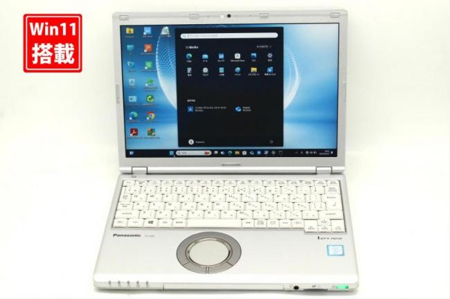 良品 フルHD対応WUXGA 12.1型 Panasonic Let's note CF-SZ6Z Windows11 七世代 i7-7600U 16GB 512GB-SSD カメラ 無線 Office付 中古パソコン 管:1529s