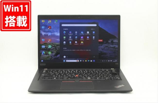 良品 フルHD 13.3型 Lenovo ThinkPad X390 Windows11 八世代 i7-8665U 16GB NVMe 512GB-SSD カメラ 無線 Office付 中古パソコン 管:1722j
