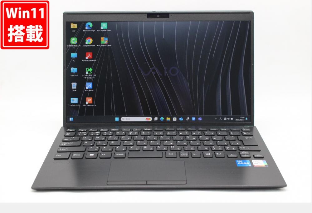 中古良品 フルHD 13.3型 SONY VAIO VJPG218 Windows11 10コア 第12世代 i5-1235U 16GB NVMe 256GB-SSD カメラ 無線Wi-Fi6 Office付 中古パソコン 管:1999w