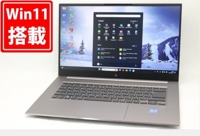 ゲーミングPC  充放電回数3回  83時間 美品 フルHD 15.6型 HP ZBook Studio 15.6inch G8 Windows11 8コア 第11世代 i7-11850H 32GB NVMe 1TB-SSD NVIDIA RTX™ A2000 Laptop カメラ 無線Wi-Fi6