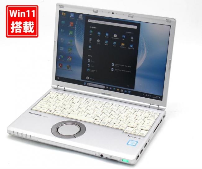 中古良品 フルHD対応WUXGA 12.1型 Panasonic Let's note CF-SZ6Z Windows11 七世代 i7-7600U 16GB 512GB-SSD カメラ 無線 Office付 中古パソコン 管:1802s