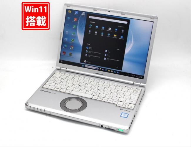 中古 フルHD対応WUXGA 12.1型 Panasonic Let's note CF-SZ6Z Windows11 七世代 i7-7600U 16GB 512GB-SSD カメラ 無線 Office付 中古パソコン 管:0930s