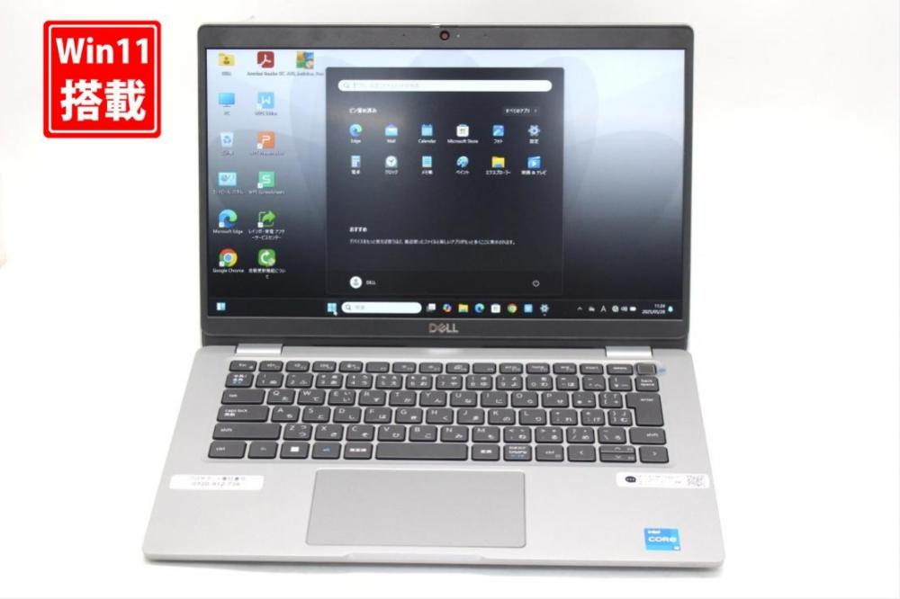 中古美品 フルHD 13.3型 DELL Latitude 5330 Windows11 10コア 第12世代 i5-1245u 8GB NVMe 256GB-SSD カメラ 無線 Office付 中古パソコン 管:1146s