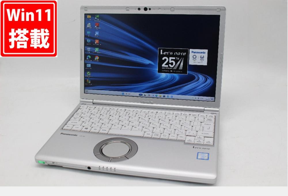 良品 フルHD対応WUXGA 12.1型 Panasonic Let's note CF-SV7RDCVS Windows11 八世代 i5-8350U 8GB 256GB-SSD カメラ 無線 Office付 中古パソコン 管:1666w