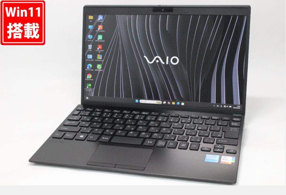 中古 フルHD 12.5型 VAIO ProPJ VJPJ22 Windows11 10コア 第12世代 i5-1235U 16GB NVMe 256GB-SSD カメラ 無線Wi-Fi6 Office付き 中古パソコン 管:1708w