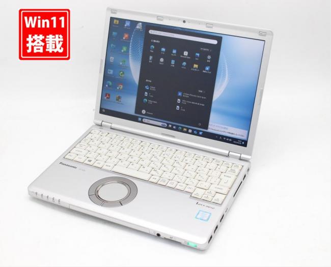 良品 フルHD対応WUXGA 12.1型 Panasonic Let's note CF-SZ6Z Windows11 七世代 i7-7600u 16GB 512GB-SSD カメラ 無線 Office付 中古パソコン 管:1613s