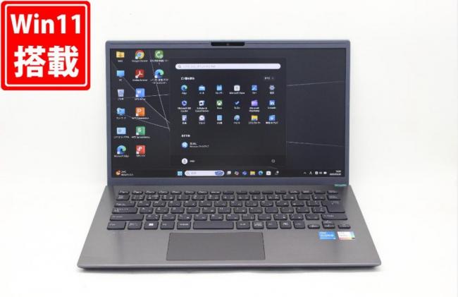 中古美品 フルHD 14型 VAIO Pro BK VJBK118000143 Windows11 10コア 第13世代 i5-1334U 16GB NVMe 256GB-SSD カメラ 無線Wi-Fi6 Office付 中古パソコン 管:1616j