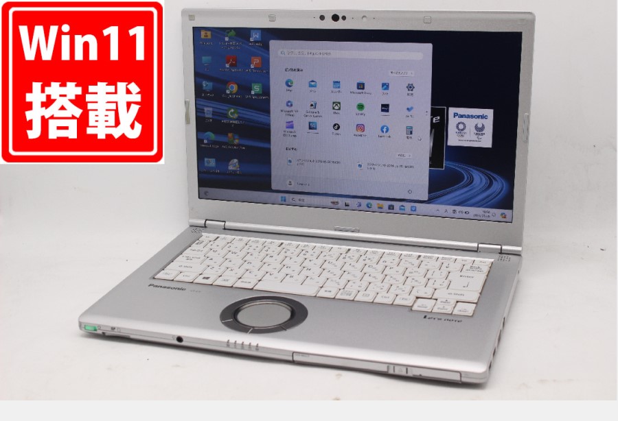 中古良品 フルHD 14型 Panasonic CF-LV7R Windows11 八世代 i5-8350u 8GB 256GB-SSD カメラ 無線 Office付 中古パソコン 税無 管:1855m