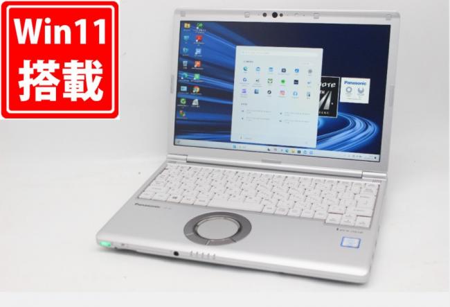充放電回数81回  良品 フルHD対応WUXGA 12型 Panasonic CF-SV8T Windows11 八世代 i5-8365U 8GB 256GB-SSD カメラ 無線 Office付 中古パソコン  管:0939m