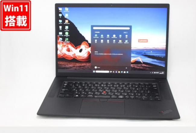 ゲーミングPC 中古 16型 Lenovo ThinkPad P1 Gen4 Windows11 8コア 第11世代 i7-11800H 32GB NVMe 512GB-SSD NVIDIA RTX A2000 カメラ 無線Wi-Fi6 Office付き 中古パソコン 管:1002v