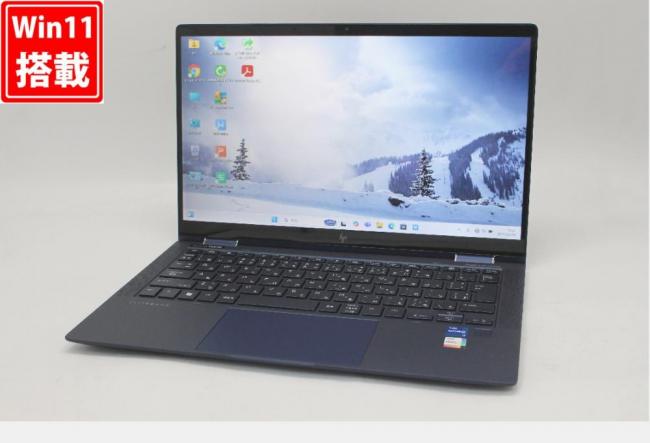 中古 フルHD タッチ 13.3型 HP EliteBook Dragonfly G2 Windows11 第11世代 i7-1165G7 16GB NVMe 256GB-SSD カメラ 無線Wi-Fi6 Office付 中古パソコン 管:1059w