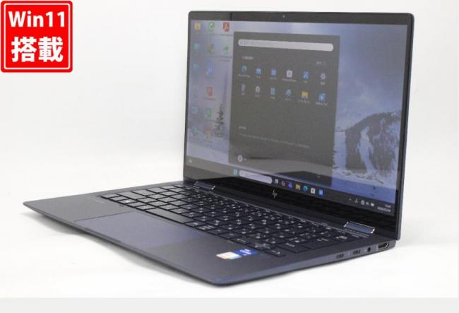 美品 フルHD タッチ 13.3型 TOSHIBA Elite DragonFly G2 2in1 Windows11 第11世代 i7-1165G7 16GB NVMe 256GB-SSD カメラ 無線Wi-Fi6 Office付き 中古パソコン 管:1174r