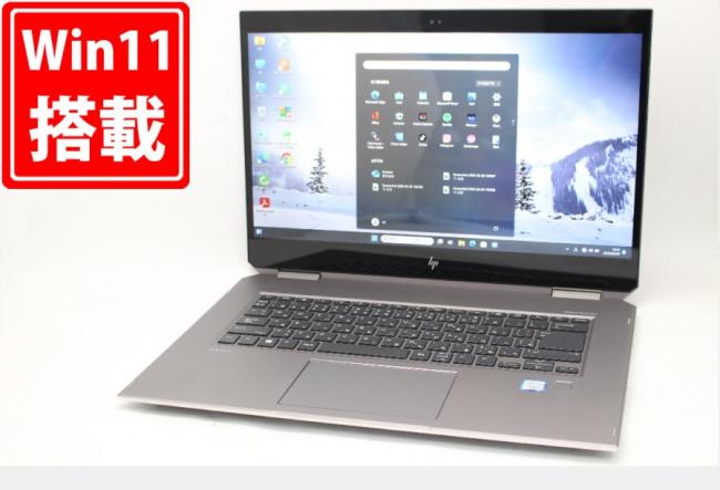 良品 フルHD タッチ 15.6型 HP ZBOOK Studio X360G5 Windows11 九世代 i7-9750H 32GB NVMe 512GB-SSD NVIDIA Quadro P1000 カメラ LTE 無線 Office付 中古パソコン 管:1427m