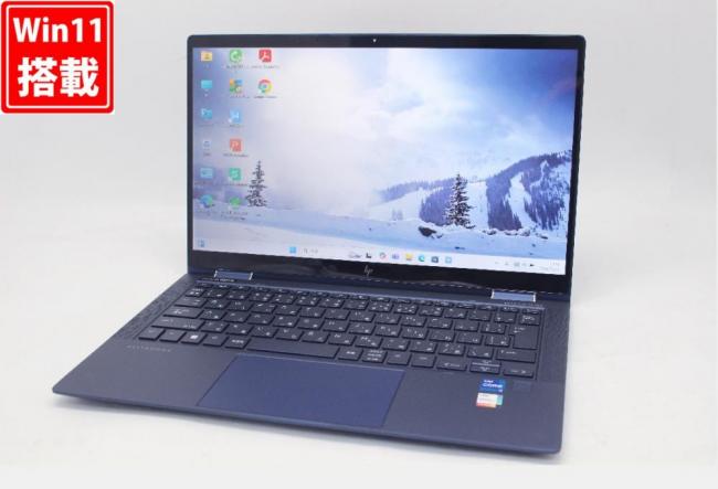 中古美品 フルHD タッチ 13.3型 HP EliteBook Dragonfly G2 2in1 Windows11 第11世代 i7-1165G7 16GB NVMe 256GB-SSD カメラ 無線Wi-Fi6 Office付 中古パソコン 管:1521w